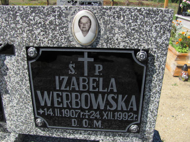 Izabela Werbowska 1907 Węgliniec - Grobonet - Wyszukiwarka osób pochowanych