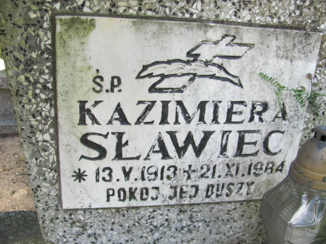 Kazimiera Sławiec 1913 Węgliniec - Grobonet - Wyszukiwarka osób pochowanych