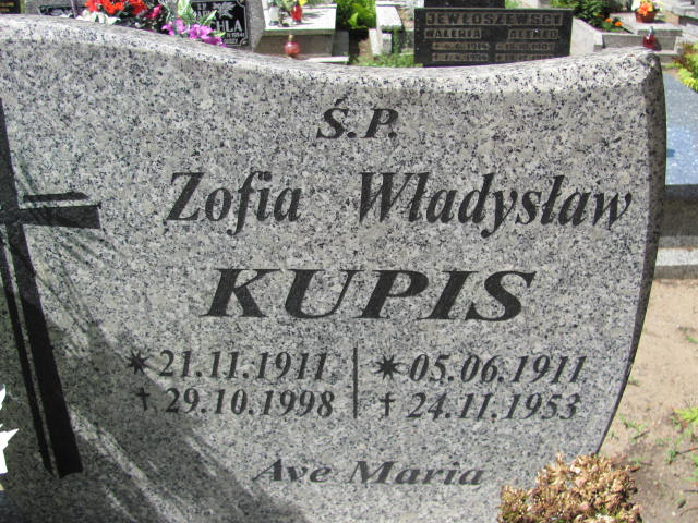 Zofia Kupis 1911 Węgliniec - Grobonet - Wyszukiwarka osób pochowanych