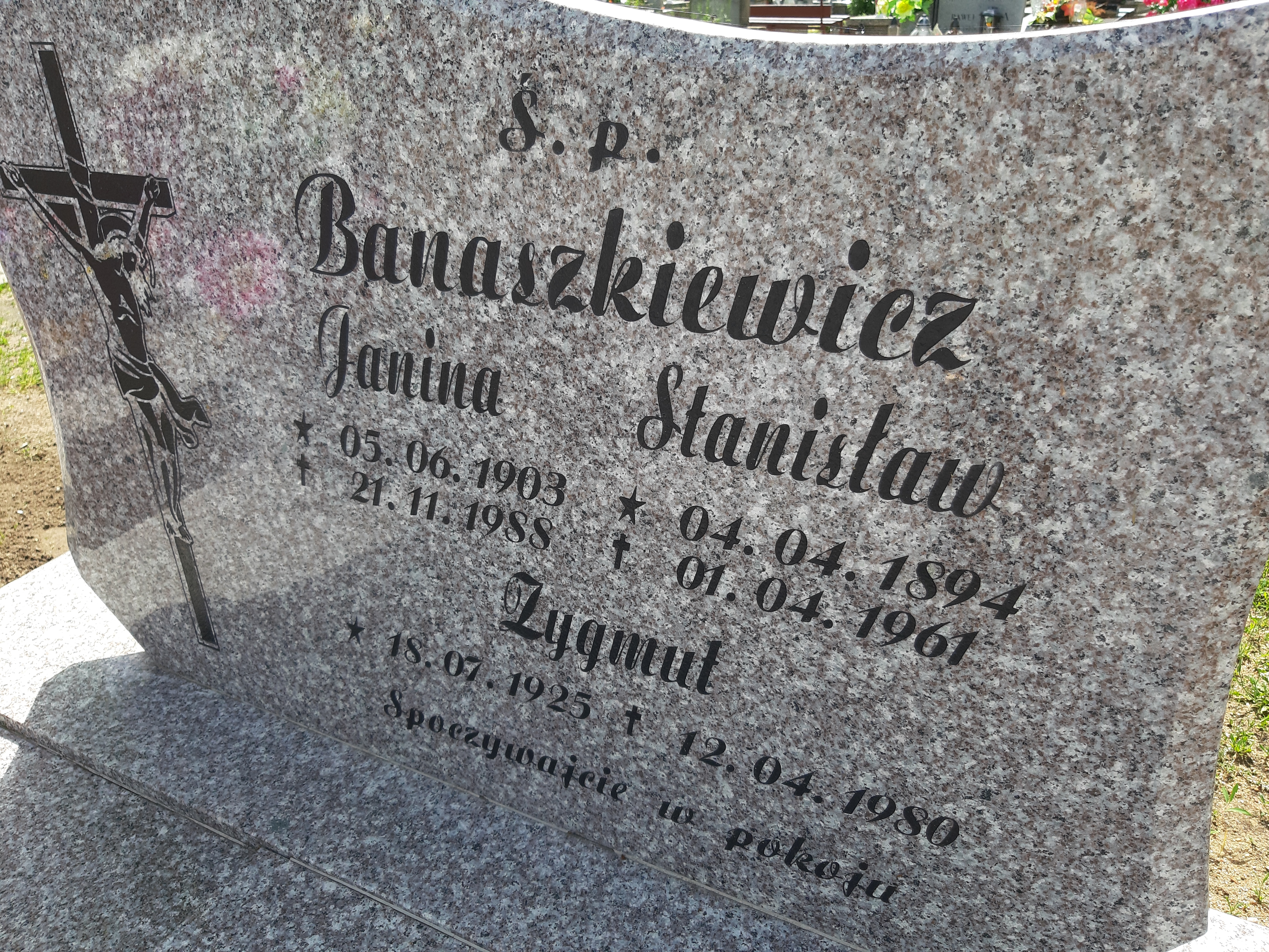 Janina Banaszkiewicz 1903 Węgliniec - Grobonet - Wyszukiwarka osób pochowanych